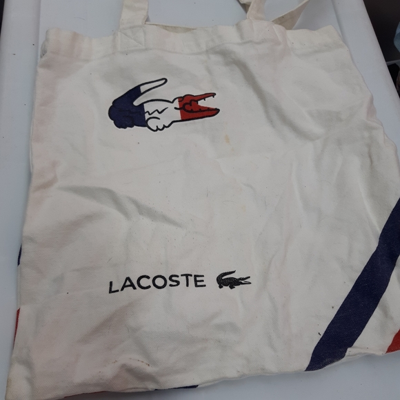Lacoste Bags Lacoste Tote Canvas Bag Poshmark